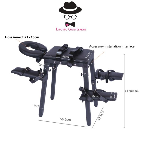 Generic Spanking Bench BDSM Furniture Couples Flirting Props Bedroom Sex Furniture Love Chair Erotic Sex Toys for Women 18 Adult Games Handcuffs Bondage Seat - Image 2