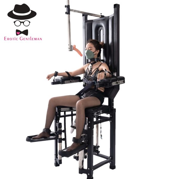 Large BDSM sex furniture queen training chair punishment props torture rack bondage fixed chair - Image 9