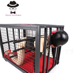 BDSM Bondage Kits Love Sex Furniture Cage Dog Slave Restraint Training Torture Sex Toys